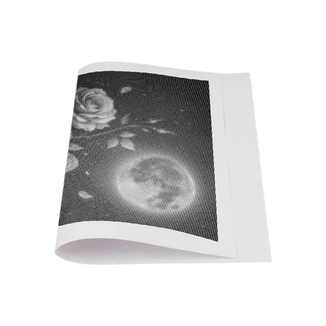 Peinture à points de roses et de lune