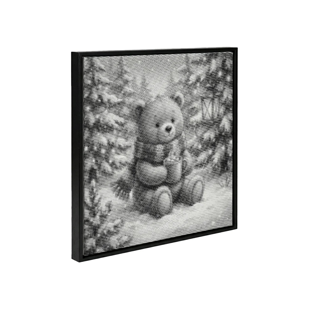 Peinture à pois d’ours d’hiver