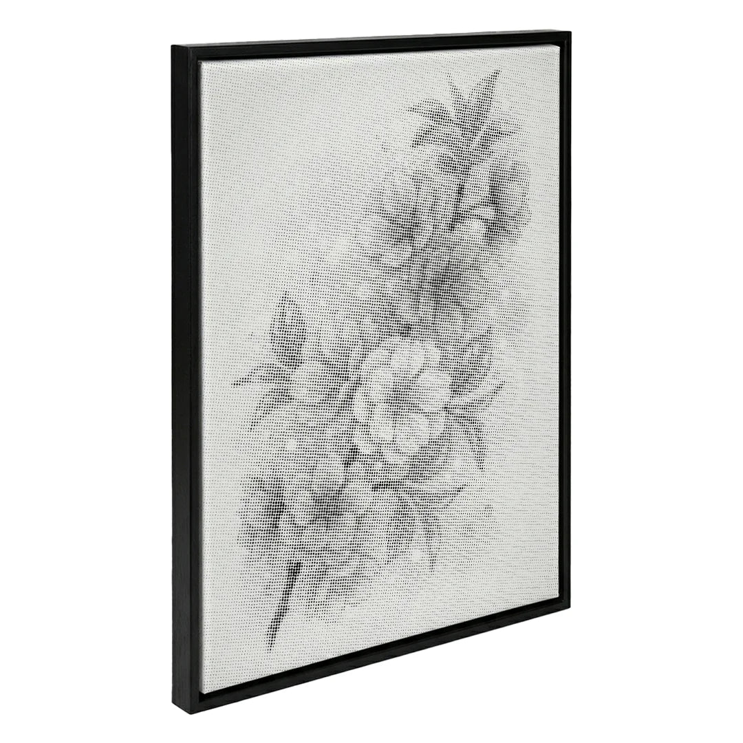 Peinture de points de fleurs de luxe