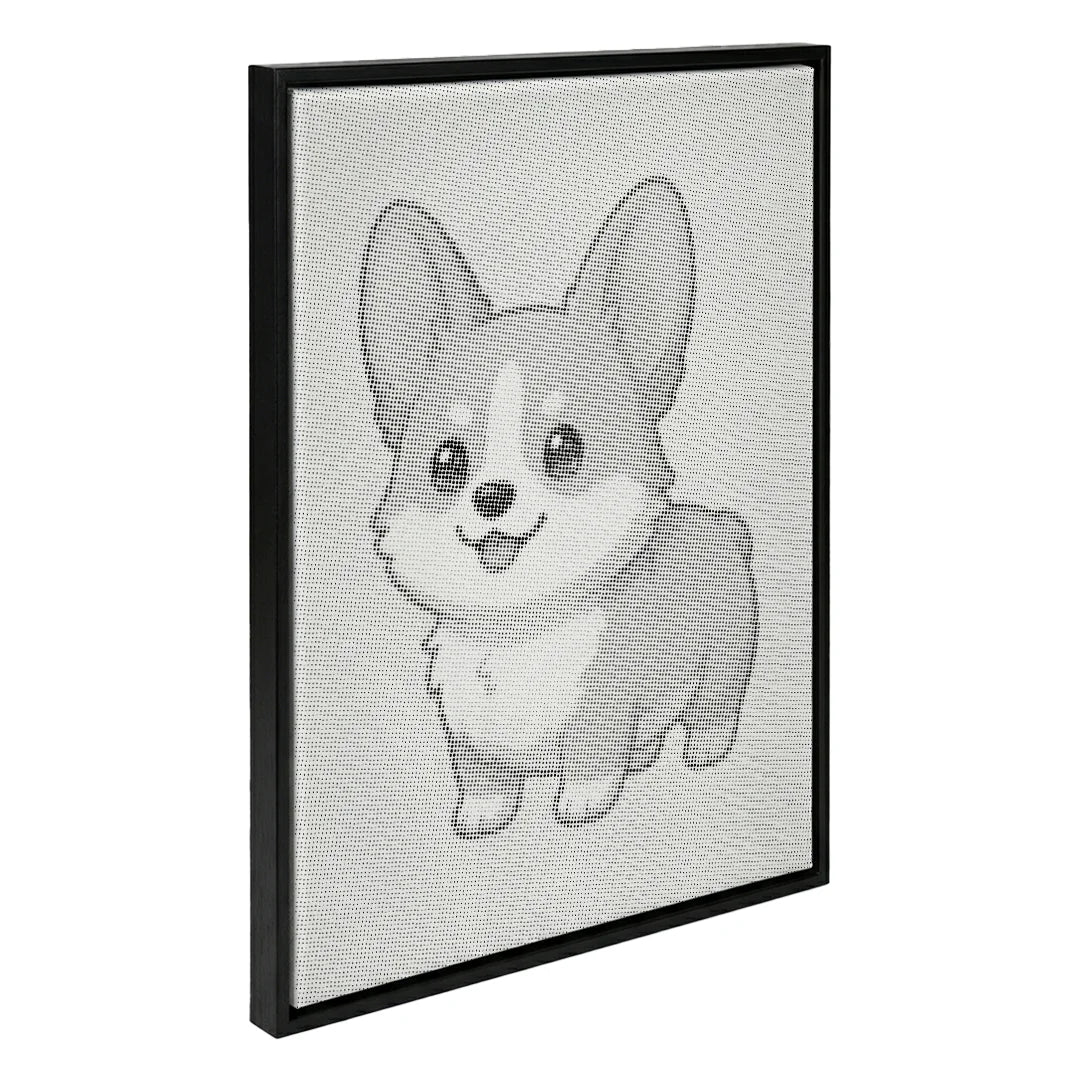 Peinture à pois pour chiot