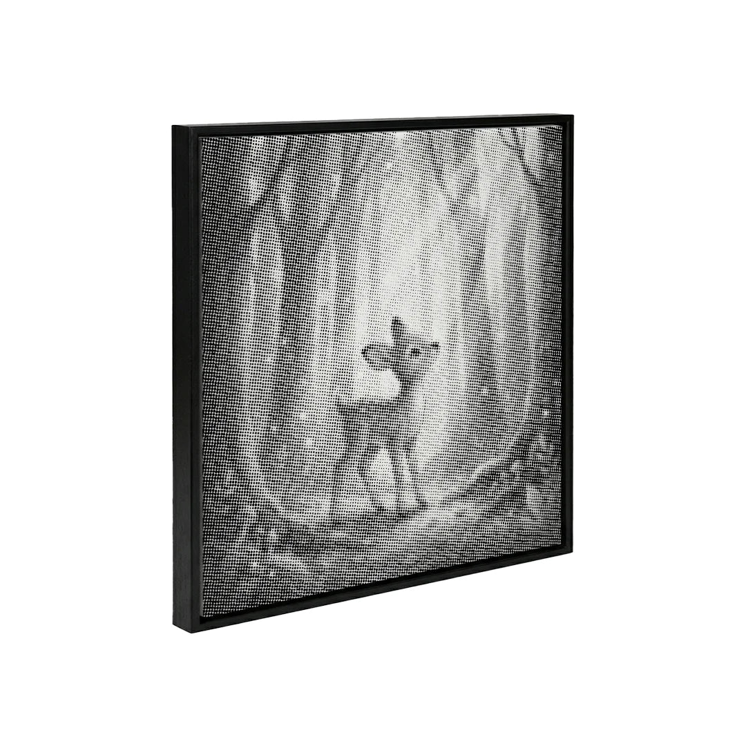 Cerf dans la peinture à points des bois