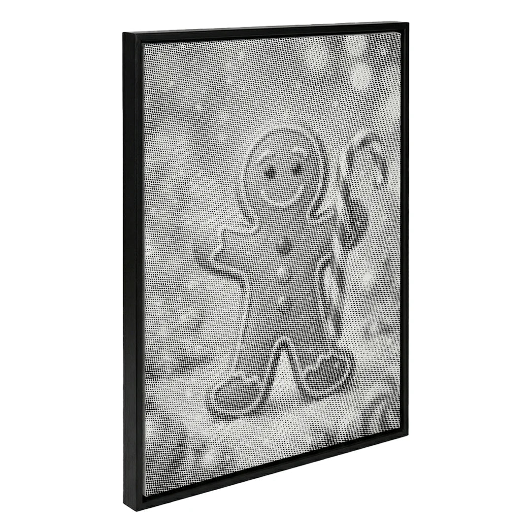 Peinture à pois en pain d'épice