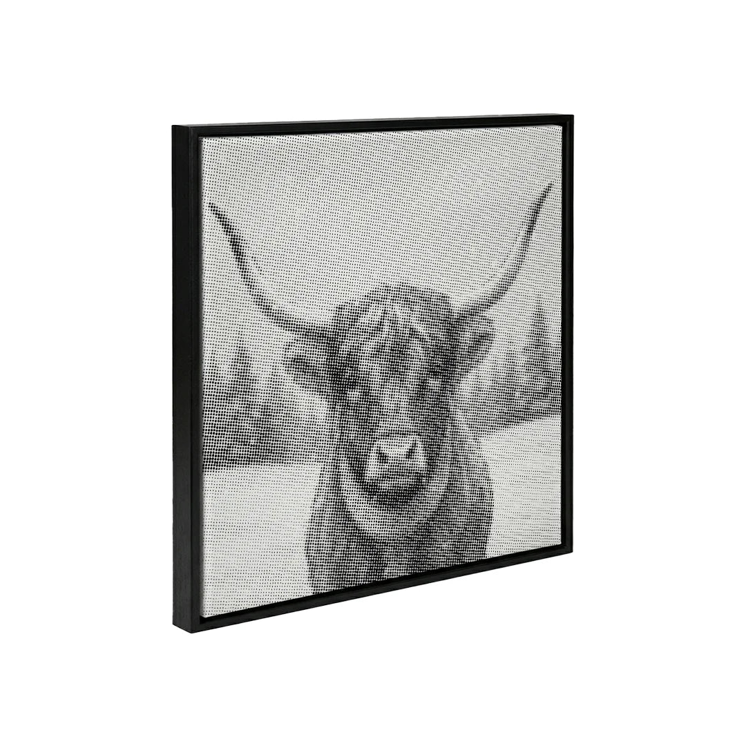 Peinture à points de Noël Highlander écossais