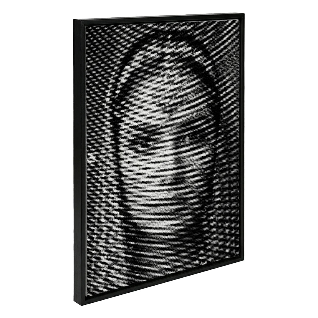 Peinture à points de femme indienne