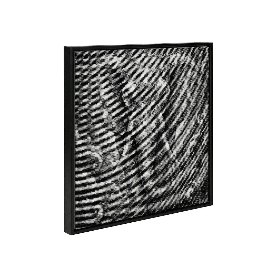 Éléphant sur une peinture à points de nuage