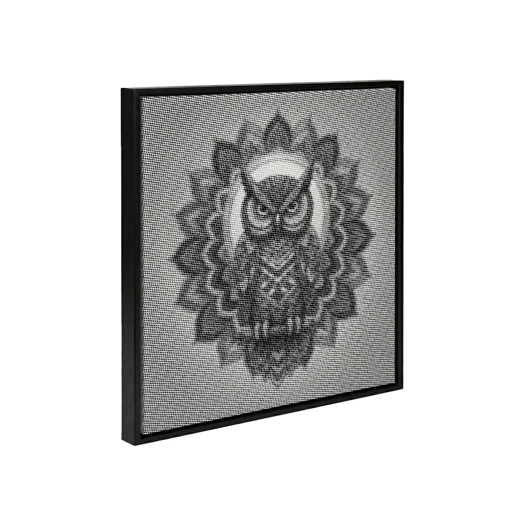 Peinture à 3 points Hibou Mandala