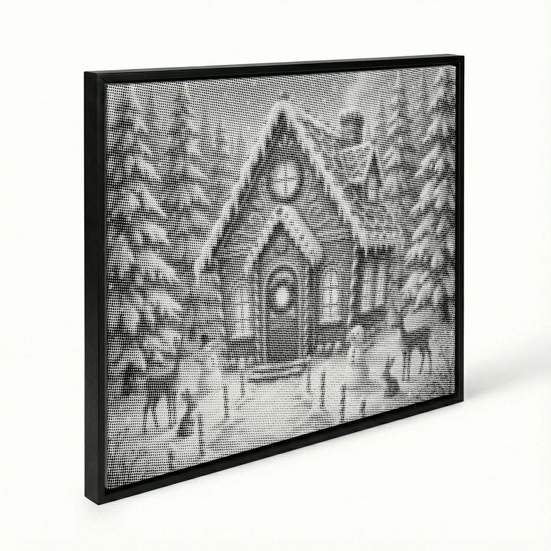 Peinture à pois de maison de bonbons