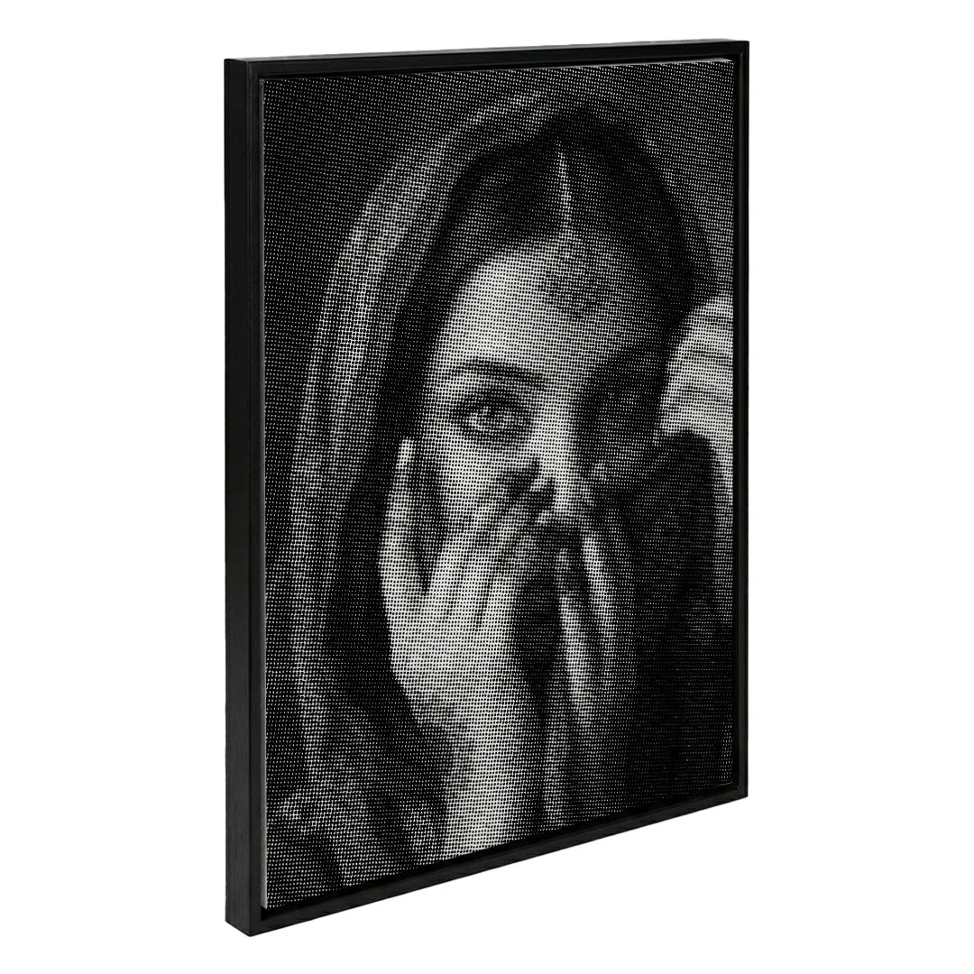 Belle peinture à pois indienne