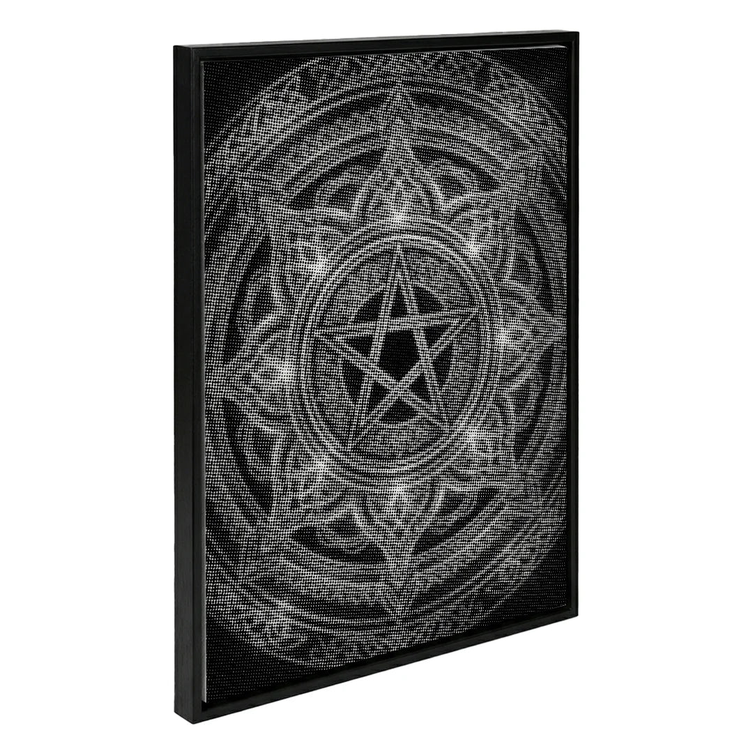 Peinture de points d’étoile de mandala