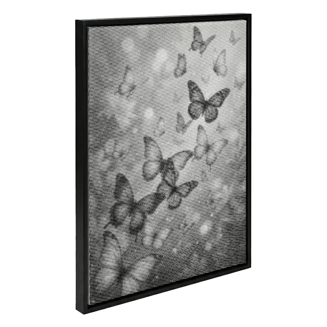 Peinture à pois de papillons