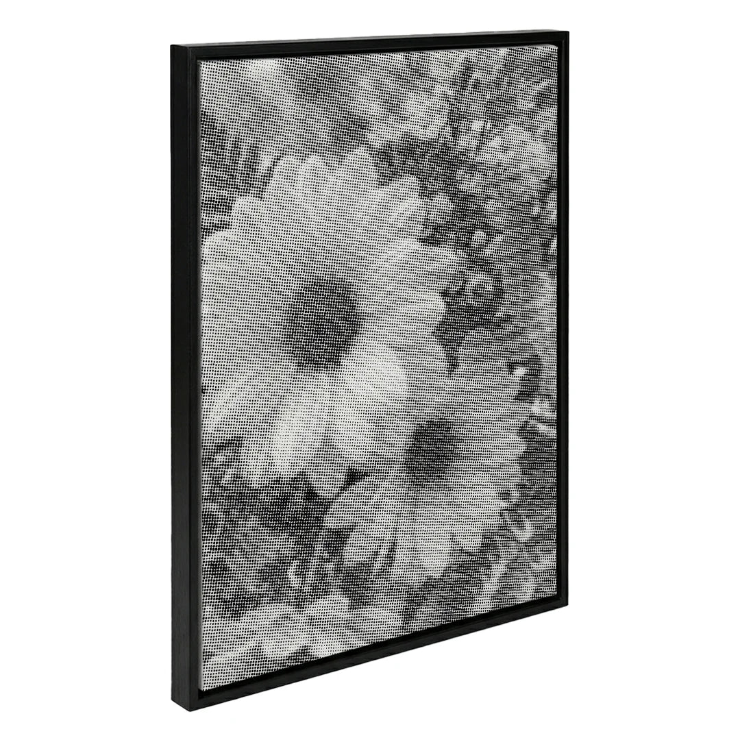 Peinture à points de fleurs