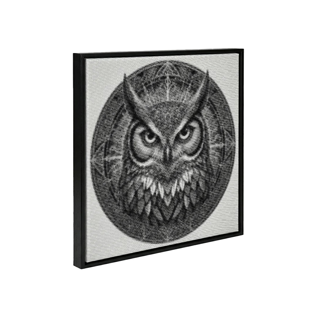 Peinture à points de mandala hibou