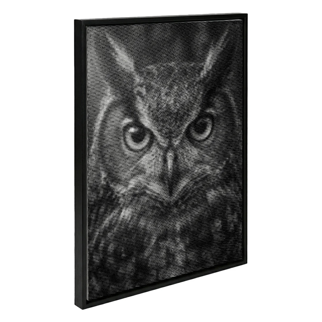 Avec la peinture à points de hibou