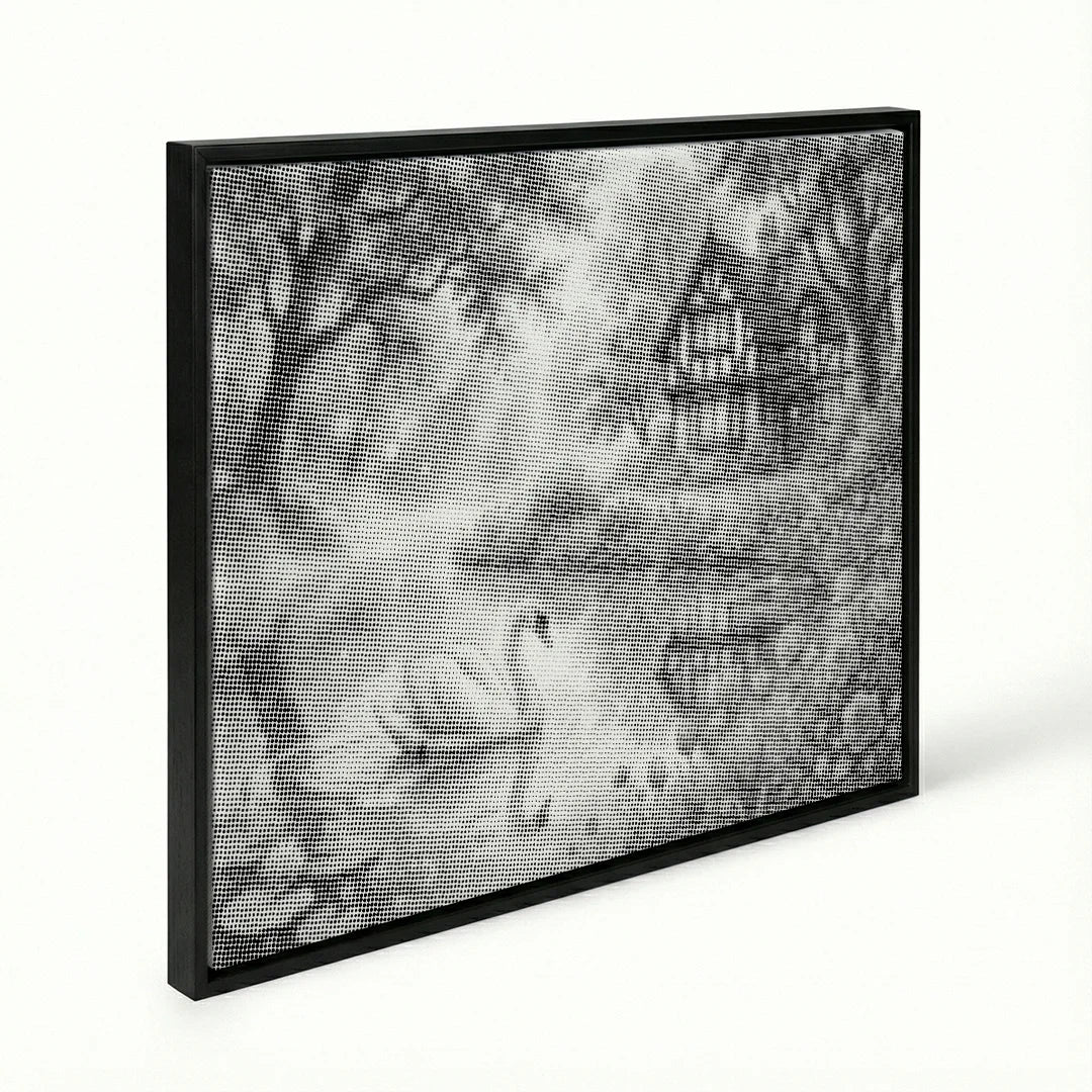 Peinture à points du lac des cygnes