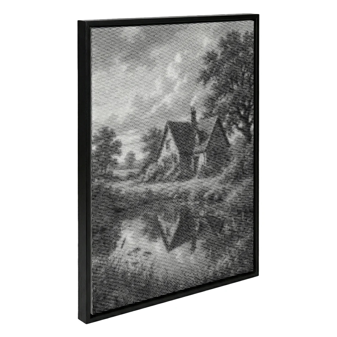 Maison sur la peinture à points Heath