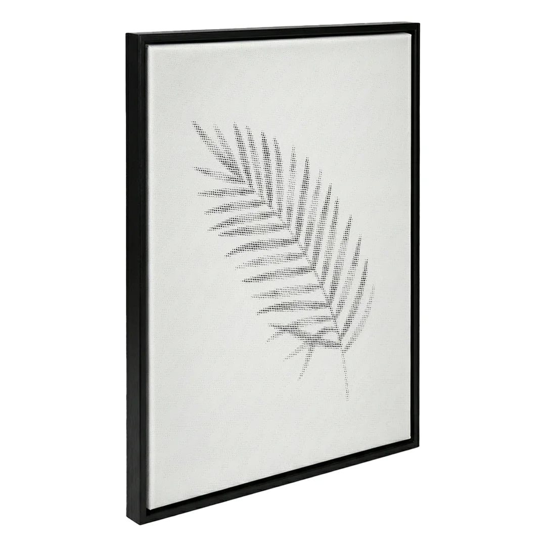 Peinture à points de feuille de palmier