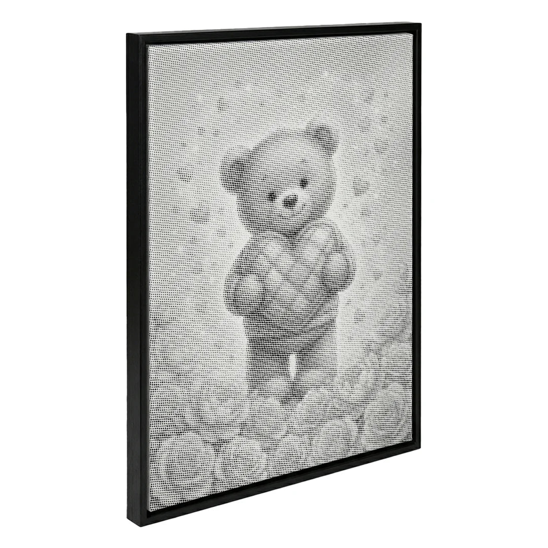 Je t'aime, peinture à pois d'ours