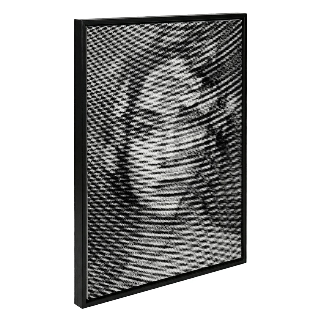 Peinture à 2 points de femme fleur
