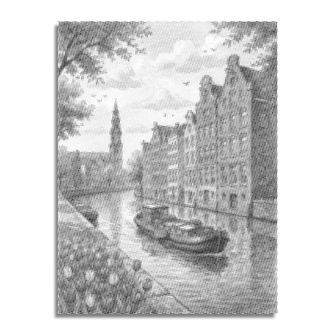 Peinture à points du canal d’Amsterdam