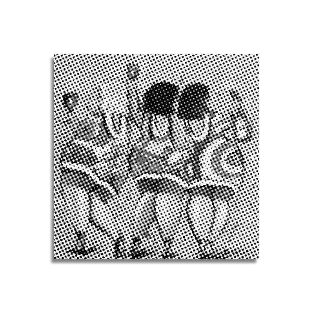 Les dames heureuses gagnent la peinture à points