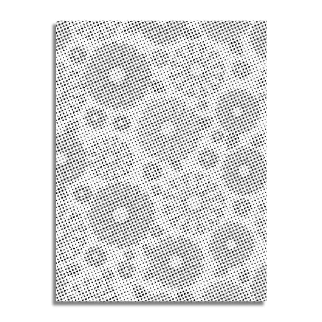 Peinture à pois de fleurs minimalistes