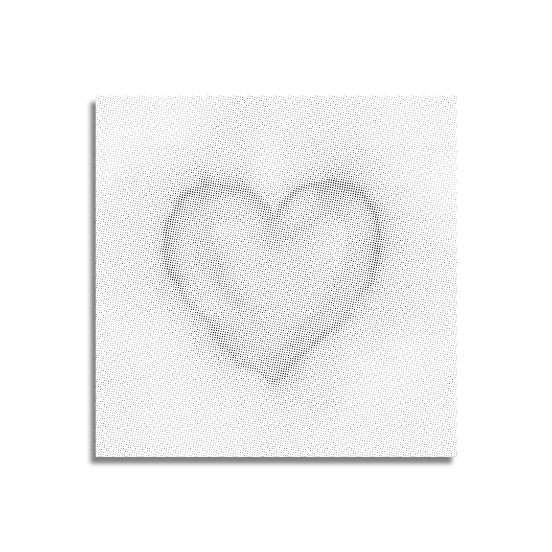 Peinture à points coeur de points