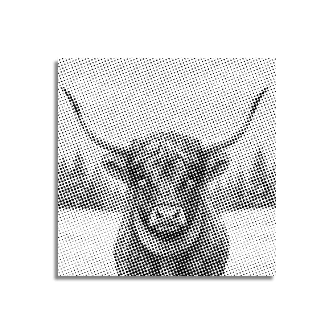 Peinture à points de Noël Highlander écossais