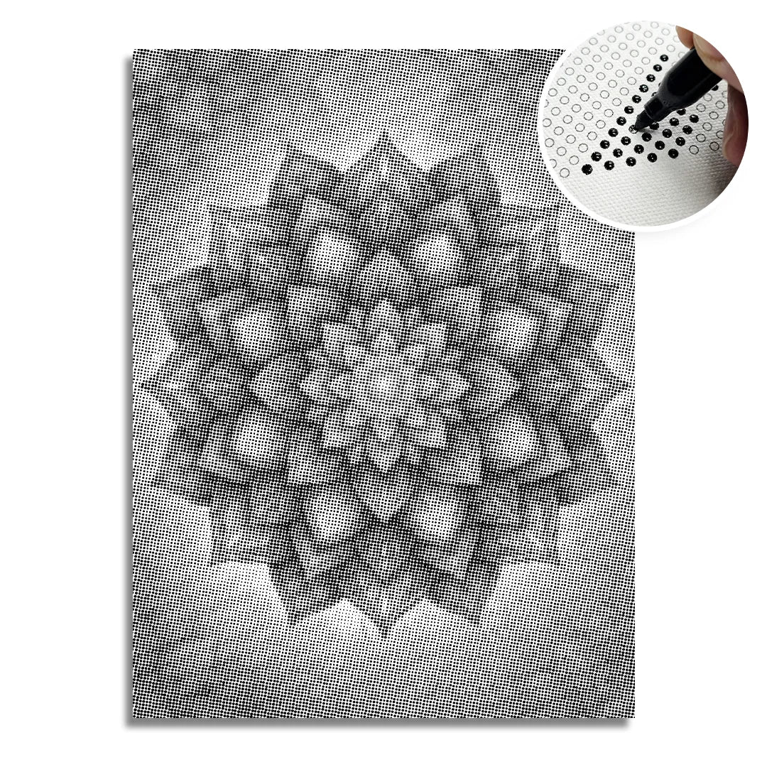 Peinture de points de mandala