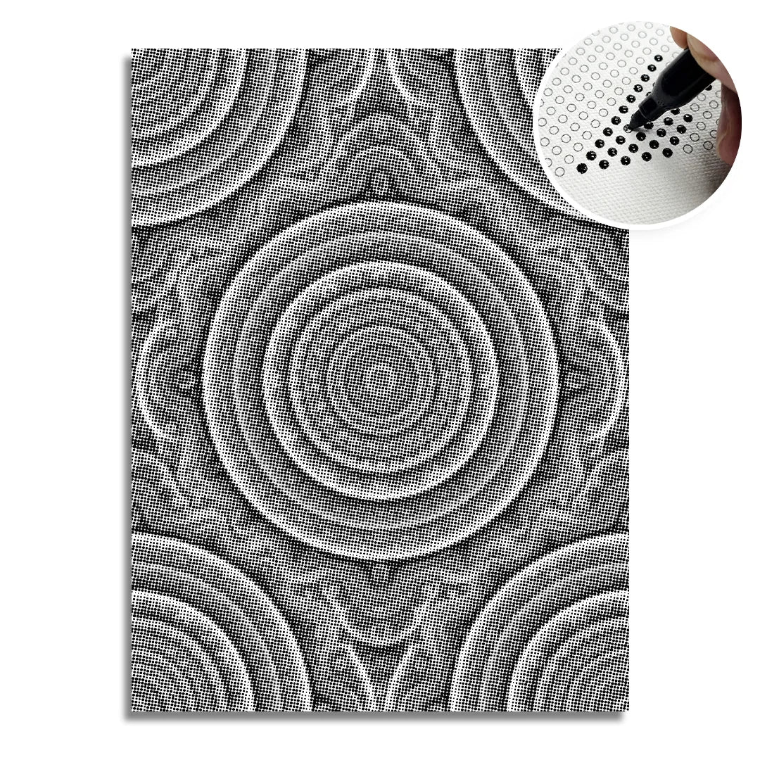 Peinture à points à motif 2