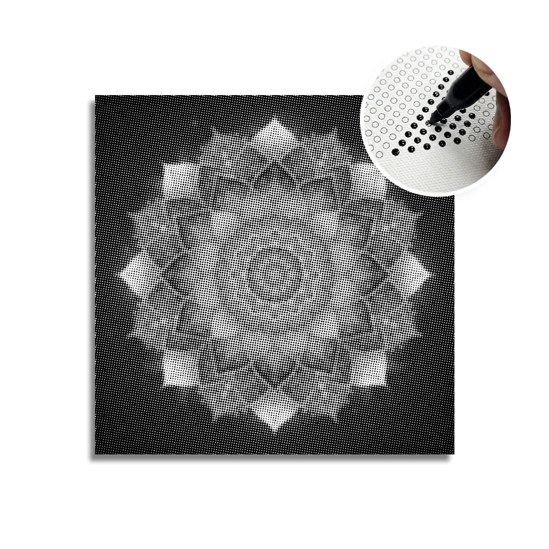 Peinture Mandala 14 points
