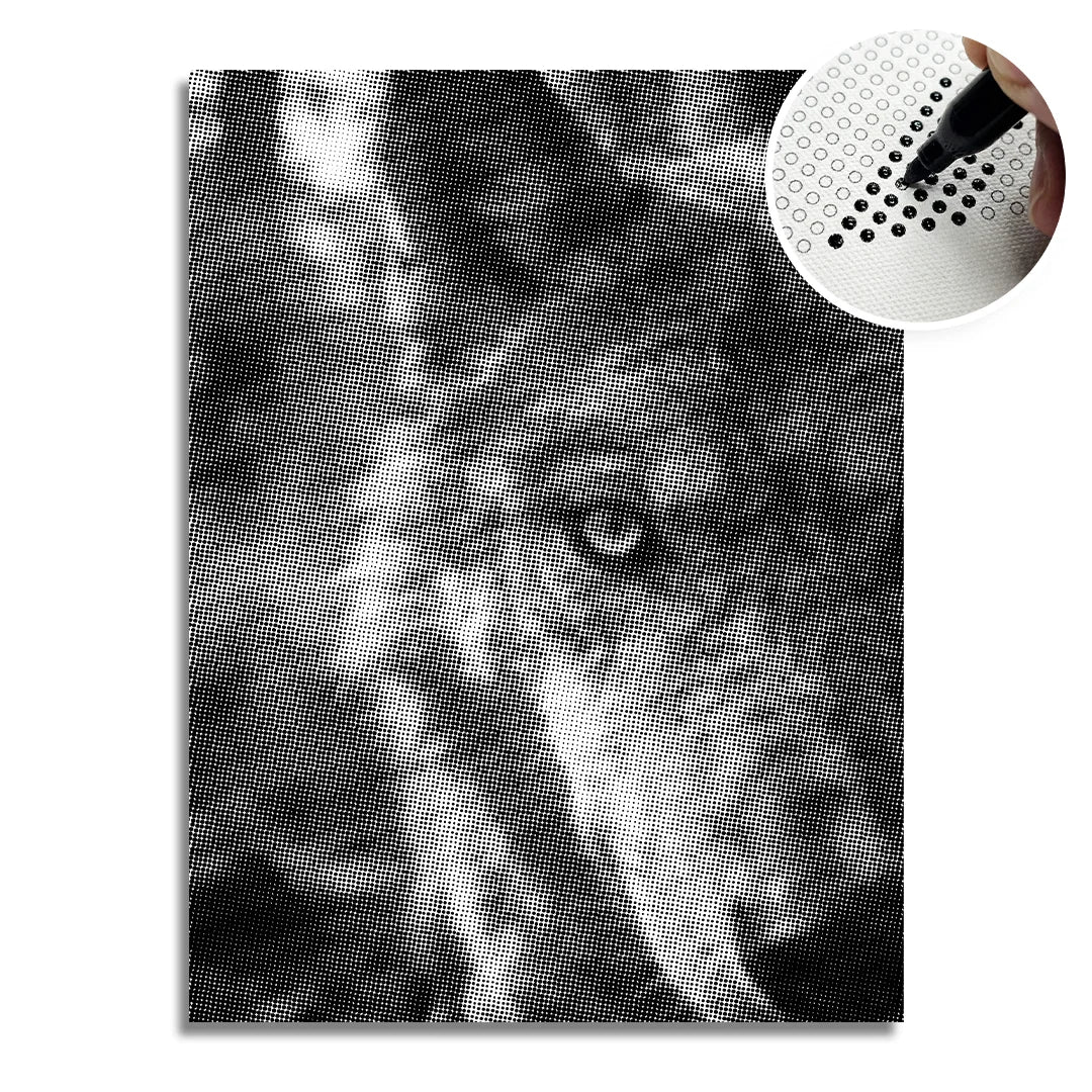 Dot Painting Loup