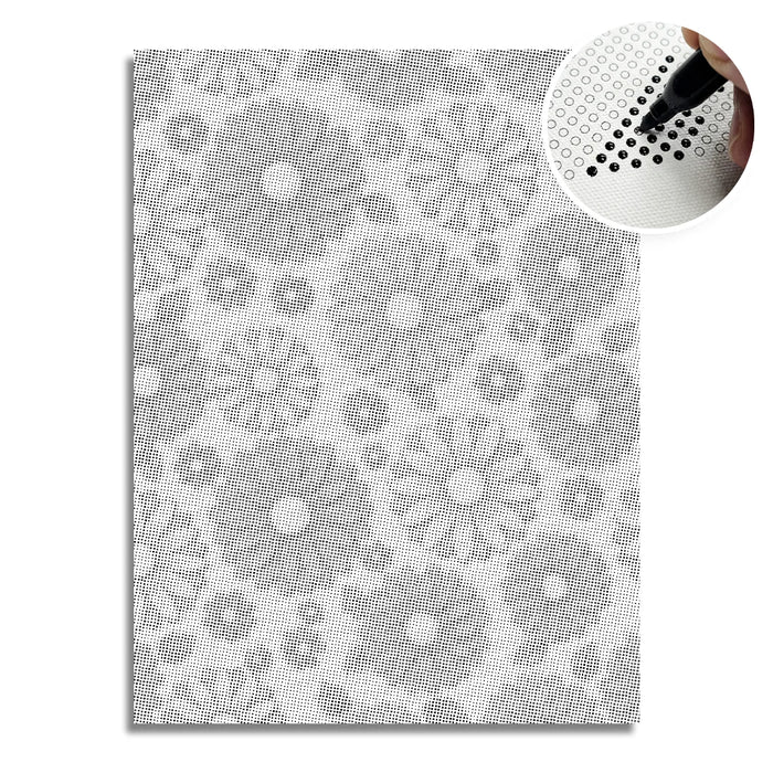 Peinture à pois de fleurs minimalistes