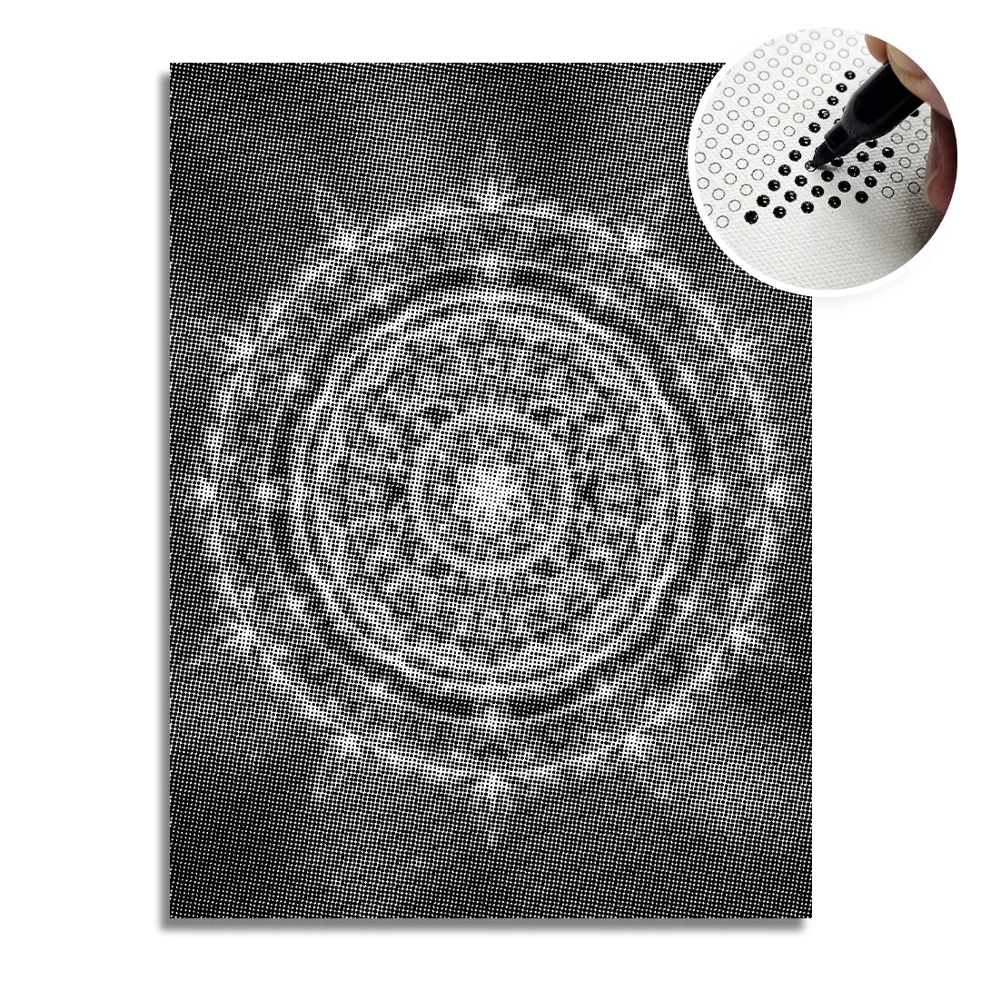 Peinture Mandala 15 points