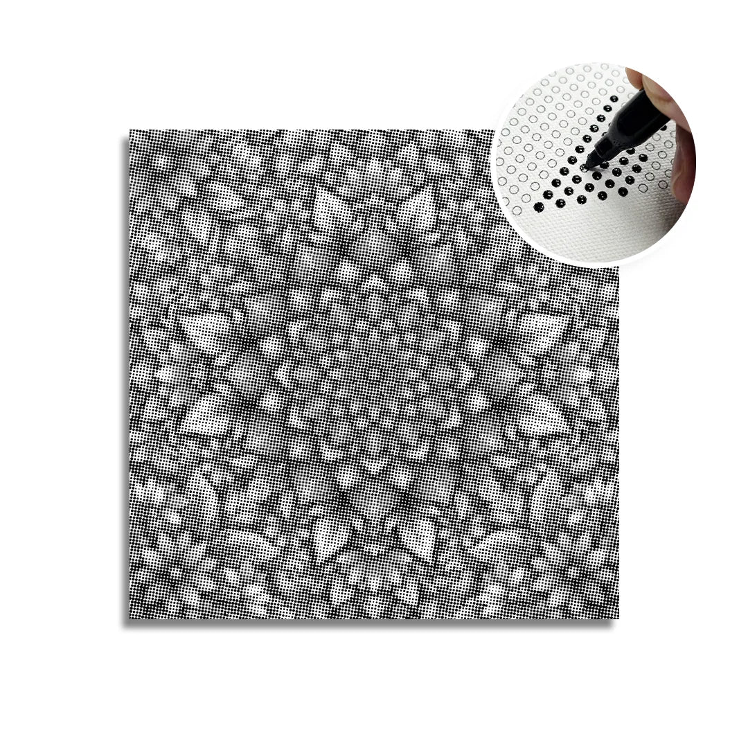 Peinture Mandala 8 points