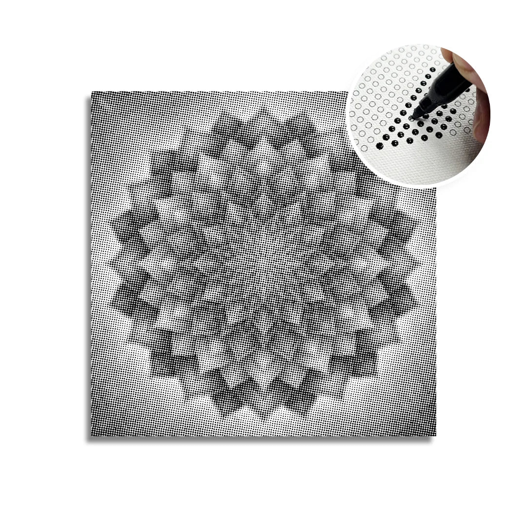 Peinture Mandala 5 points