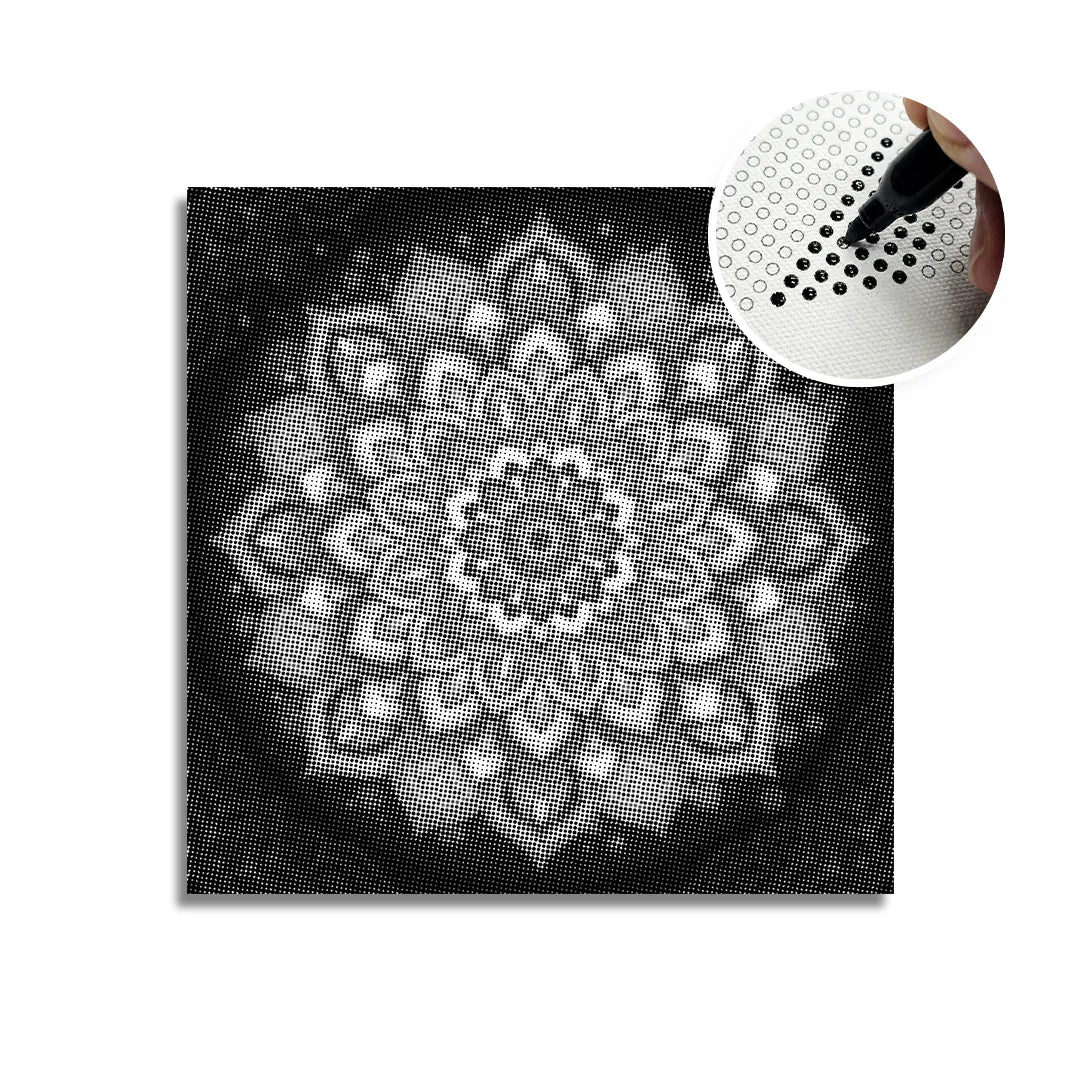 Peinture Mandala 3 points