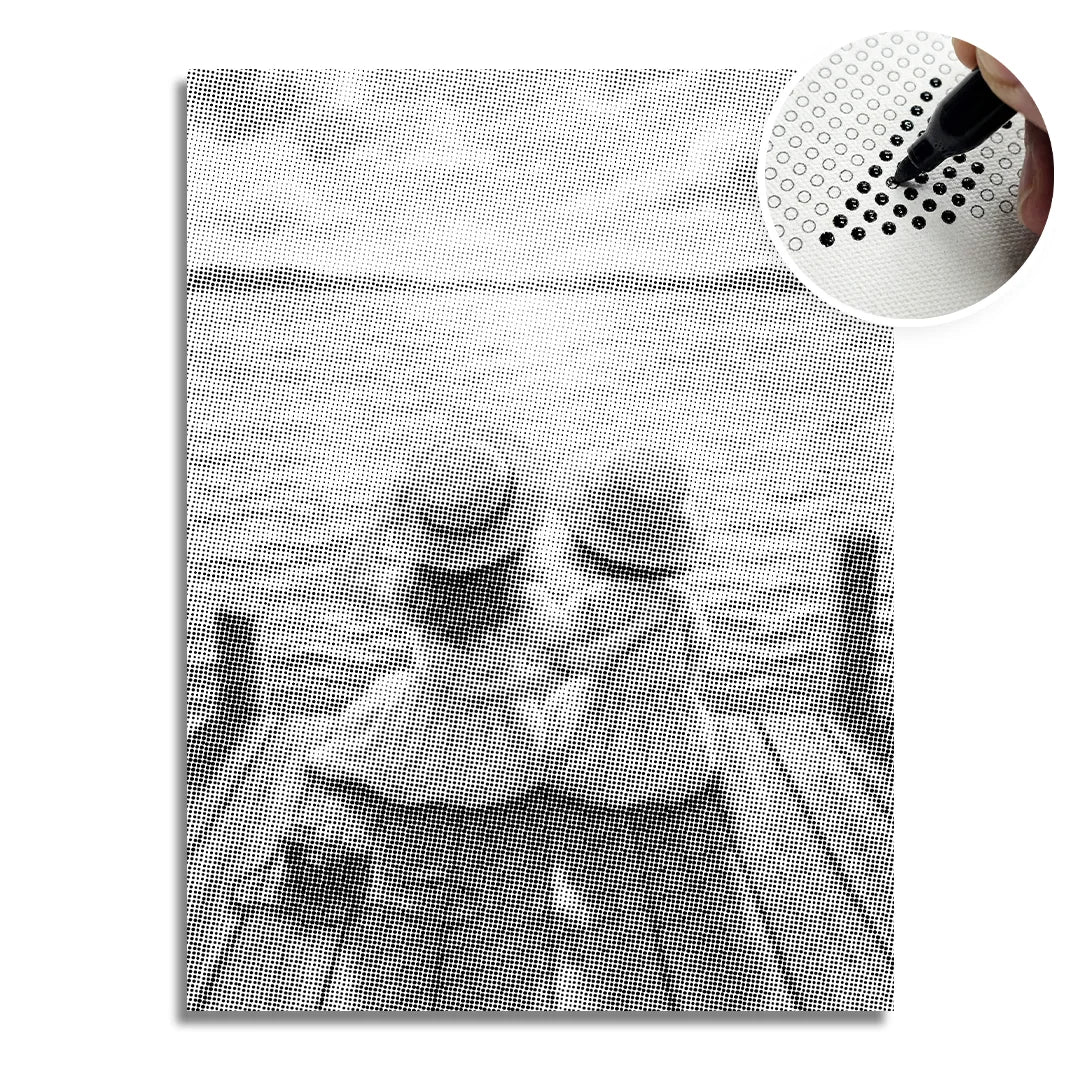 Filles au lac Dot Painting