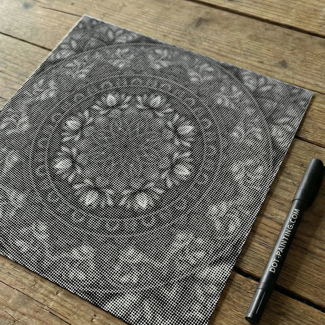 Peinture Mandala 8 points