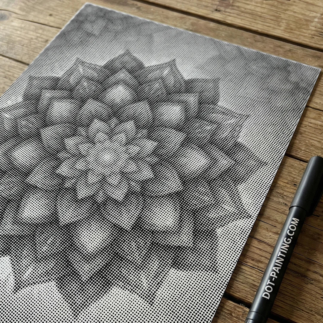 Peinture de points de mandala