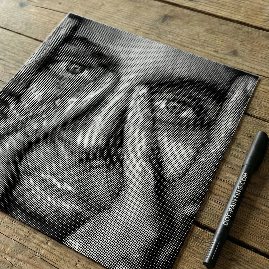 Jouer à la peinture à points Hideaway