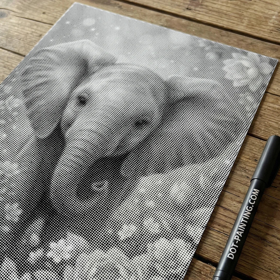 Peinture à points d’éléphant
