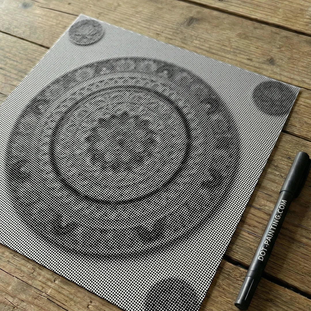 Peinture Mandala 13 points