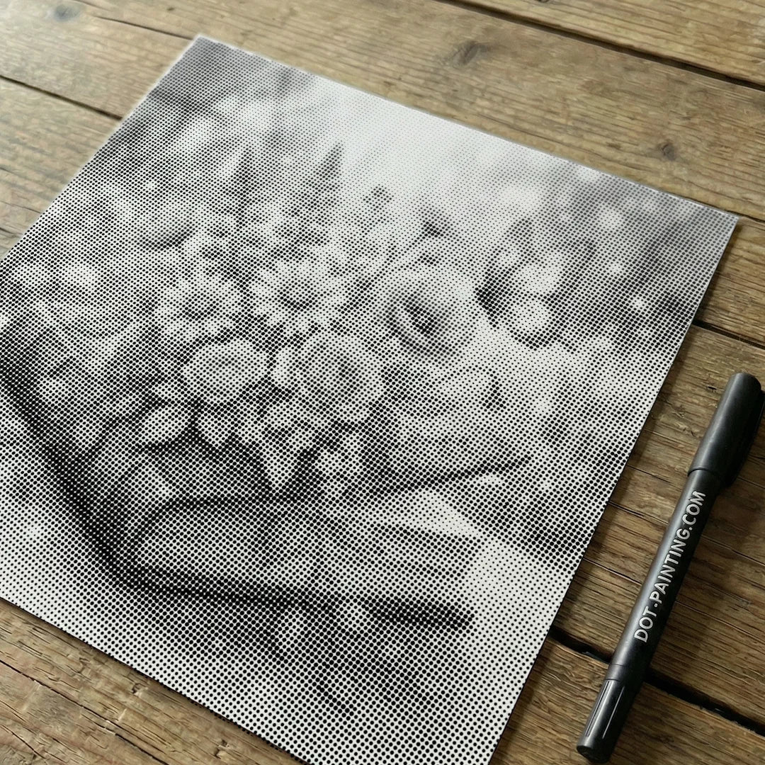 Livre avec peinture à pois papillon