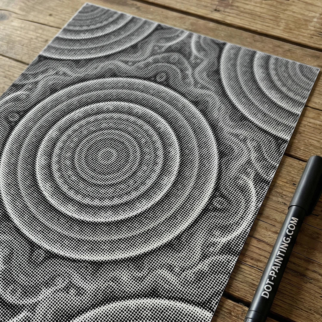 Peinture à points à motif 2