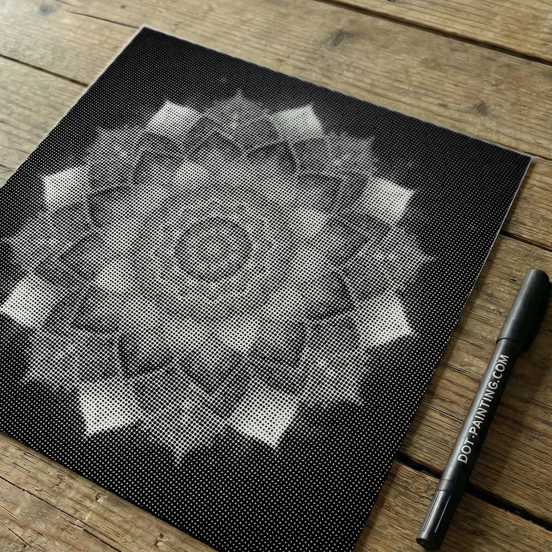 Peinture Mandala 14 points