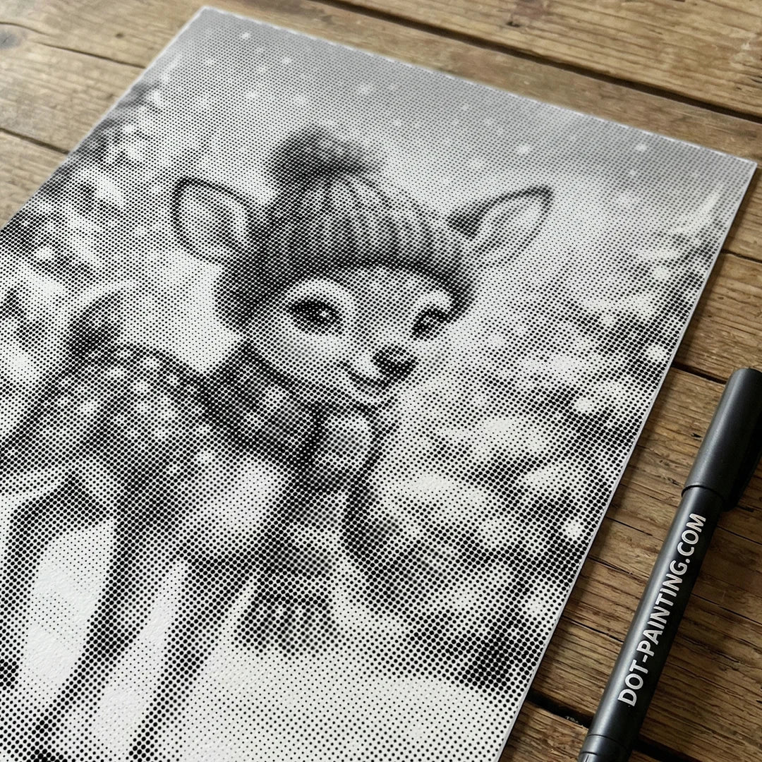 Peinture mignonne de point de renne