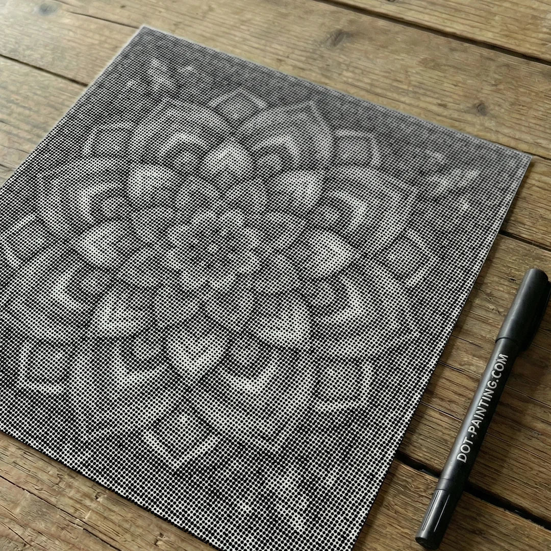 Peinture Mandala 9 points