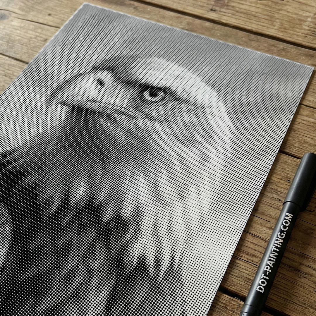 Peinture à points d’aigle