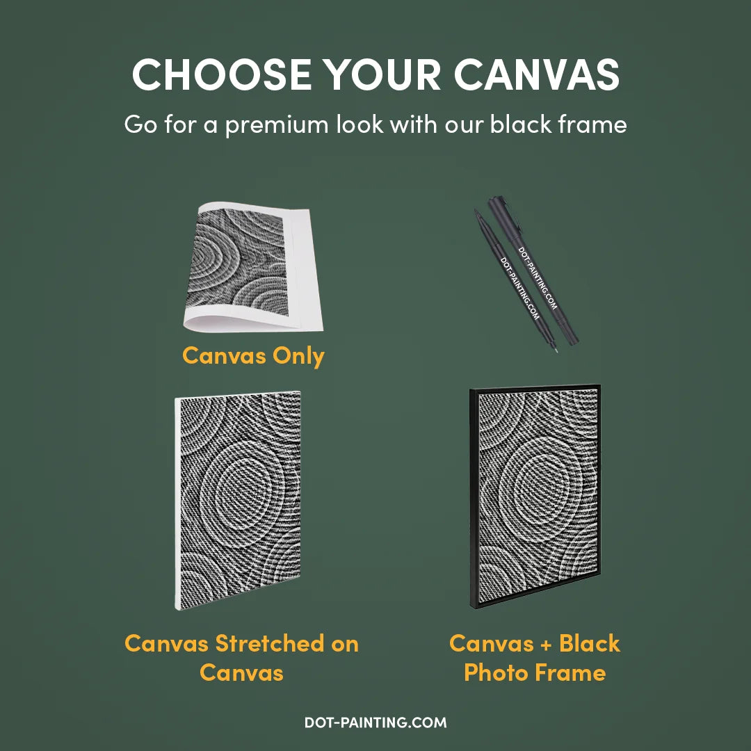 Peinture à points à motif 2