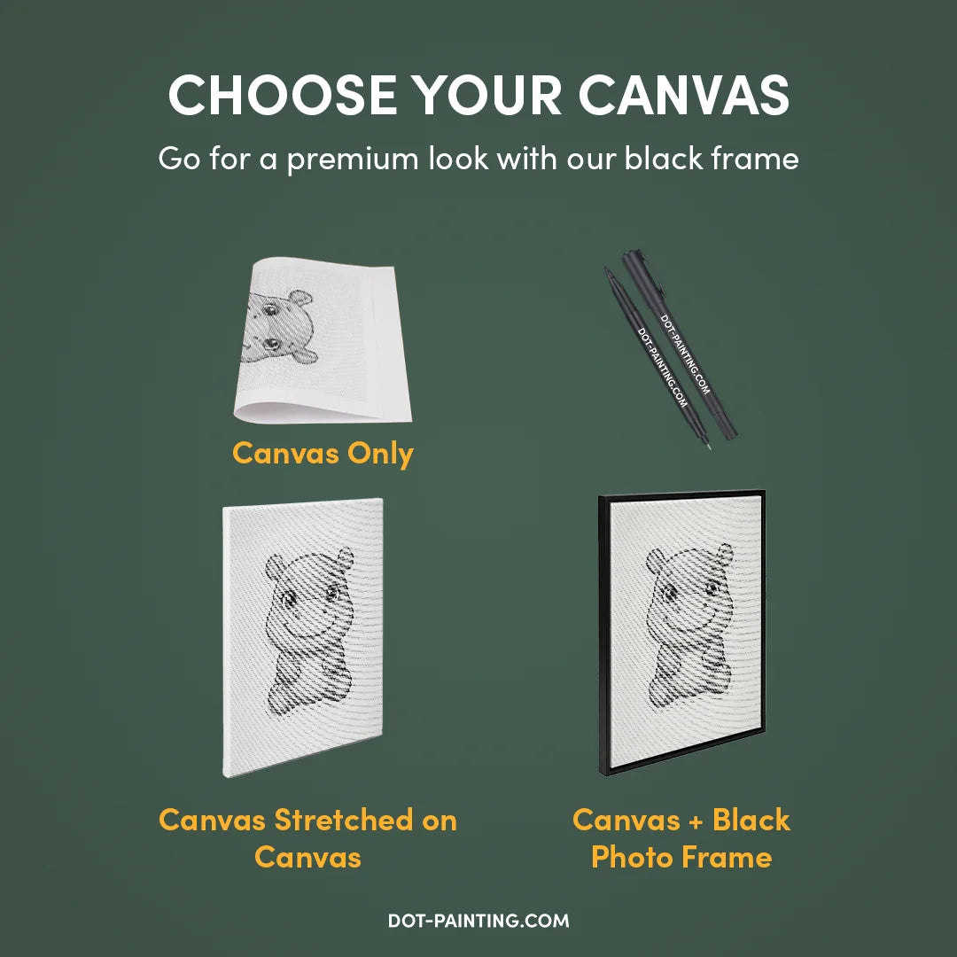 Peinture de points d’hippopotame